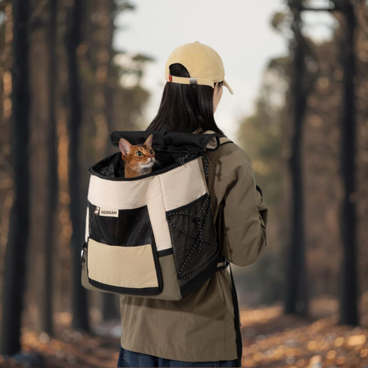 Front and Rear Tote Pet Backpack