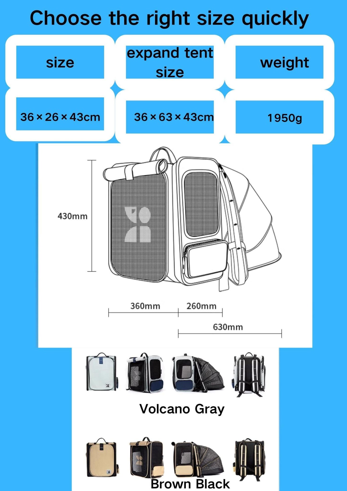 Pet Travel Tent Backpack - Delta Pet Joyrides