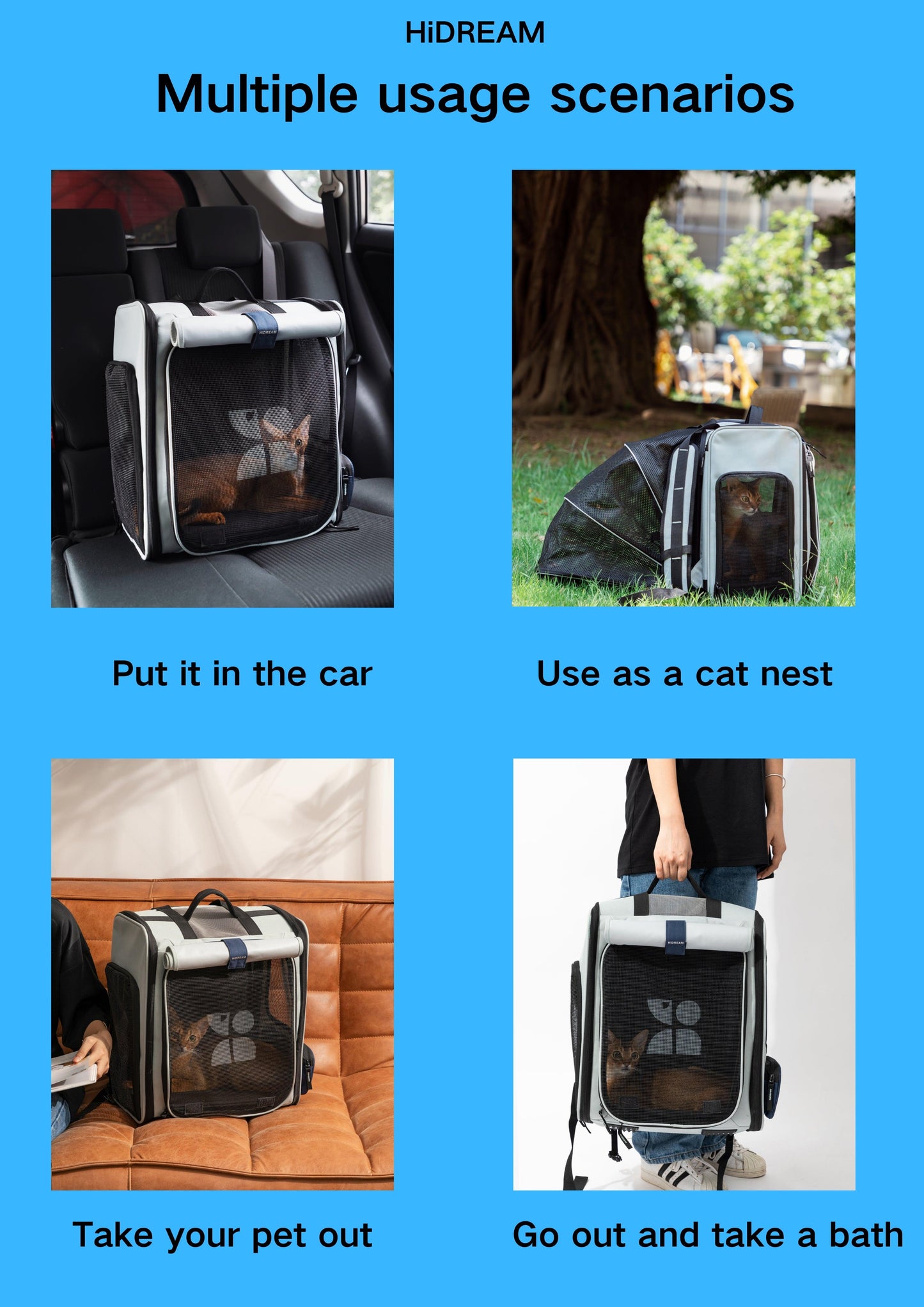 Pet Travel Tent Backpack - Delta Pet Joyrides